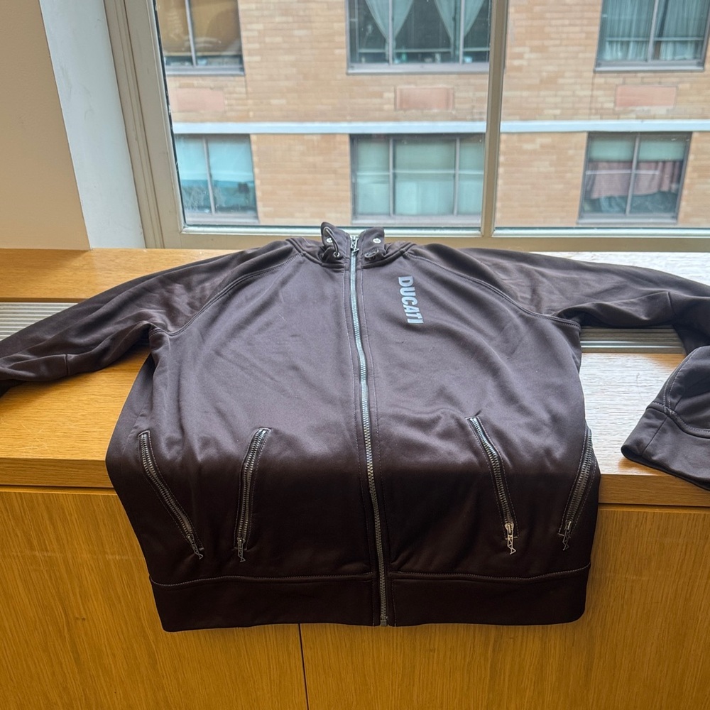 Puma Men's Dark Brown Performance Jacket Ducati